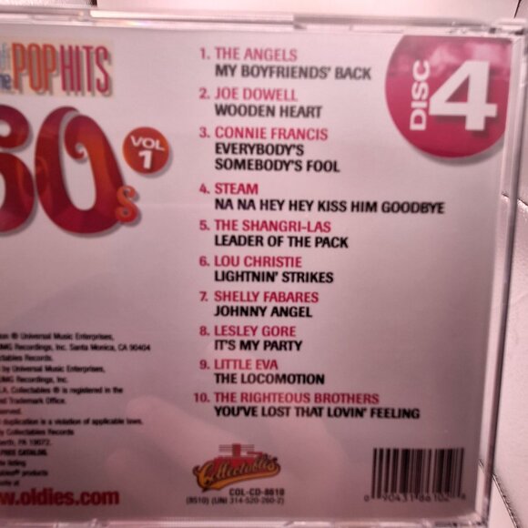 TOP OF THE POP HITS THE 60S VOLUME 1 (6) CD SET IN ORIGINAL BOX MULTIPLE ARTISTS - Picture 7 of 10